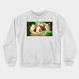 Bright Forest House Crewneck Sweatshirt